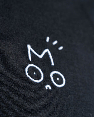 OUT OF MOOD White logo on a black background