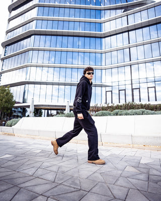 SIDE LOGO PANTS- BLACK