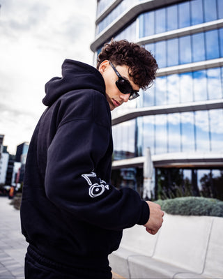 SIDE LOGO PANTS- BLACK