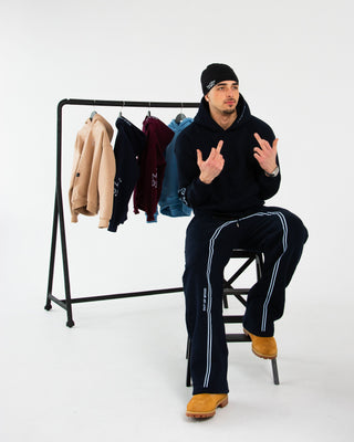 SIDE LOGO PANTS NAVY