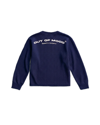 WAFFLE TOP - NAVY
