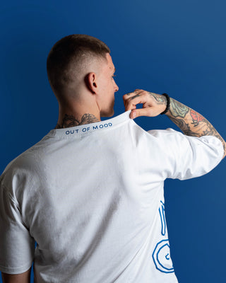 SIDE LOGO TEE - FEHÉR