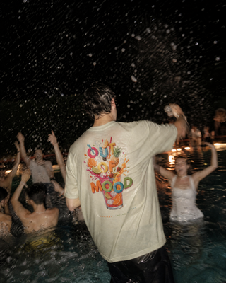 SPLASH TEE - CREAM