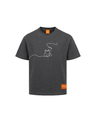 MESS TEE - GRAFIT