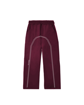SIDE LOGO PANTS WINE